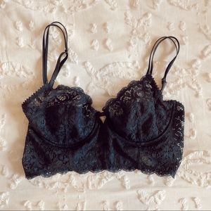 Top Shop Navy Blue Bustier